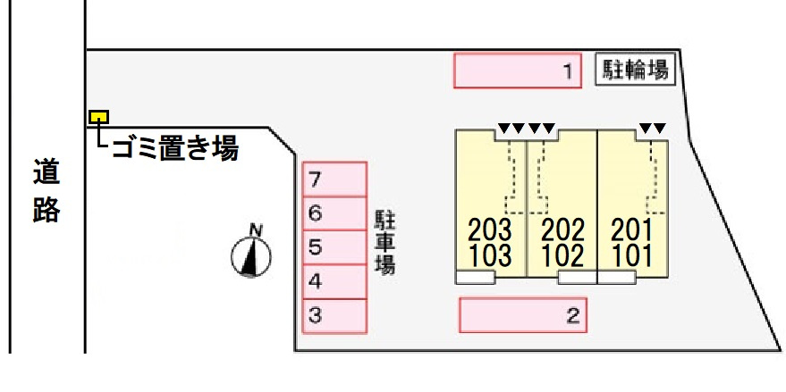 スターリースカイの区画図