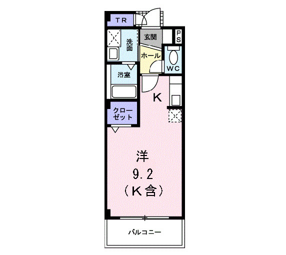 グランアヴェニールAの間取り