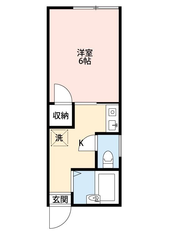 友愛ハイツの間取り