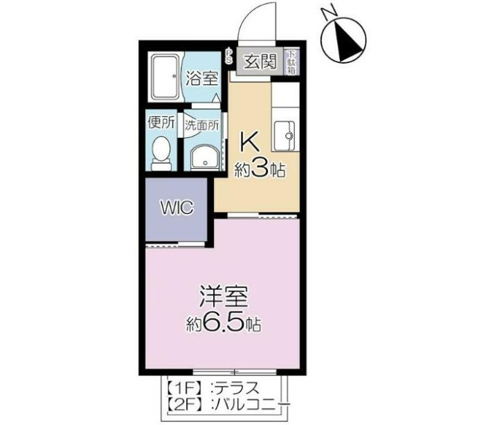 ヴェルドミールＡの間取り