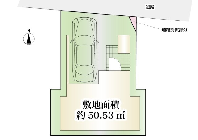 駅から平坦なアプローチ5分／2023年築／瀬谷区瀬谷4丁目の区画図