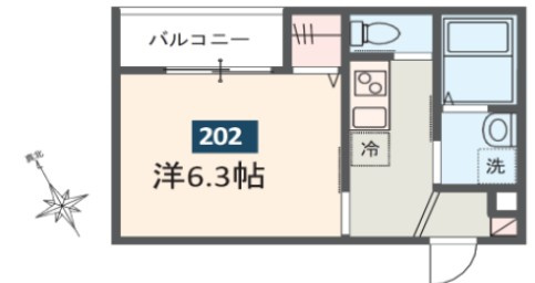 MELDIA行徳Ⅲの間取り