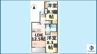 【間取り】 | ラカーサ明倫