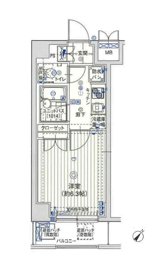 【間取り】 | ヴェルステージ町田駅前