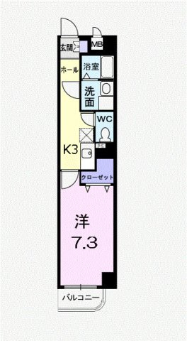 フランソレイユの間取り