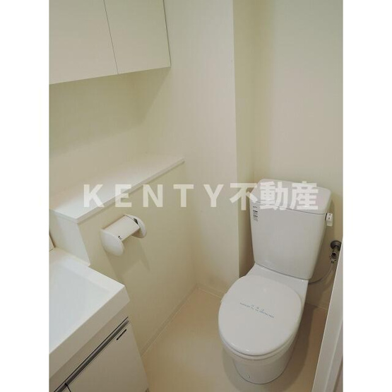 【トイレ】 | プレール・ドゥーク下丸子 | 落ち着いた色調のトイレです