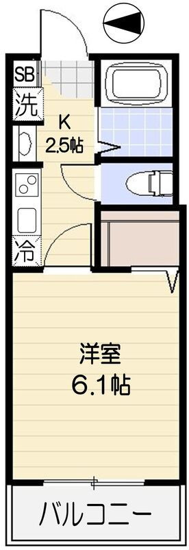 サンドニエル西尾久の間取り