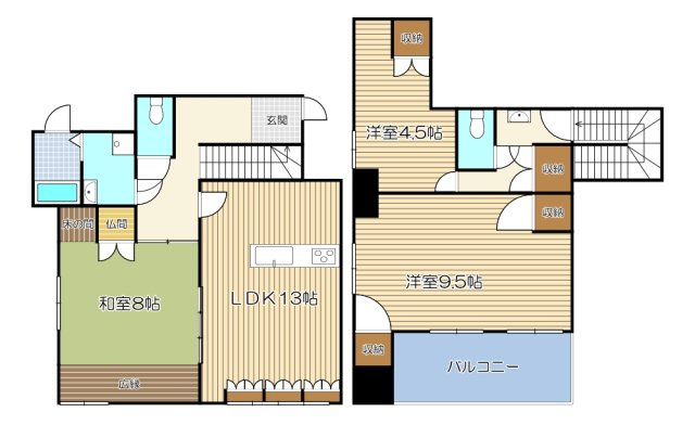 ハイツ中島の間取り