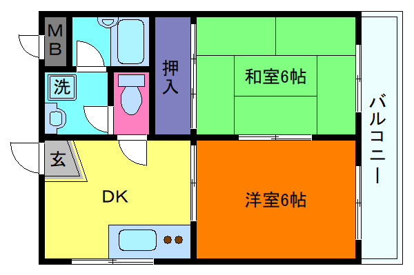 ハイグレード城内の間取り
