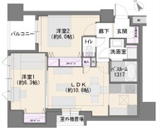 日神パレステージ大森町の間取り