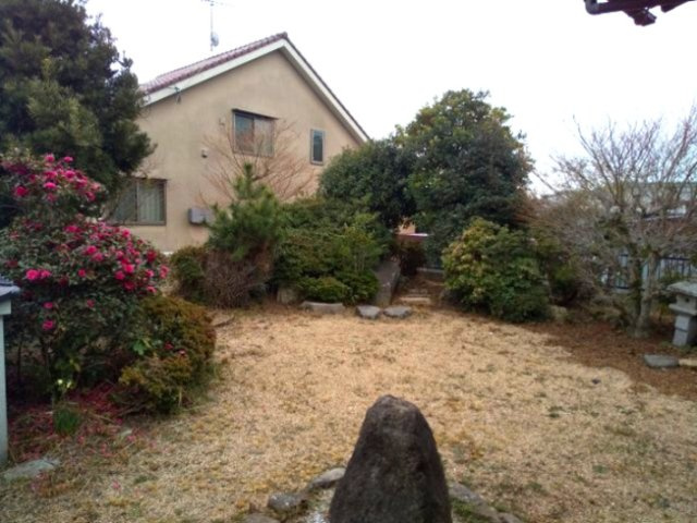西岐波（江頭）中古住宅の庭