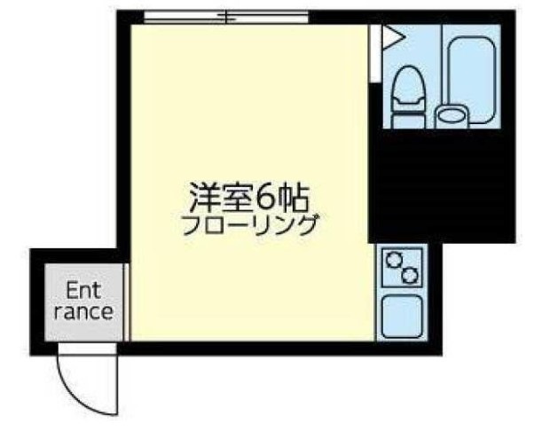 コーポラス三ツ沢の間取り