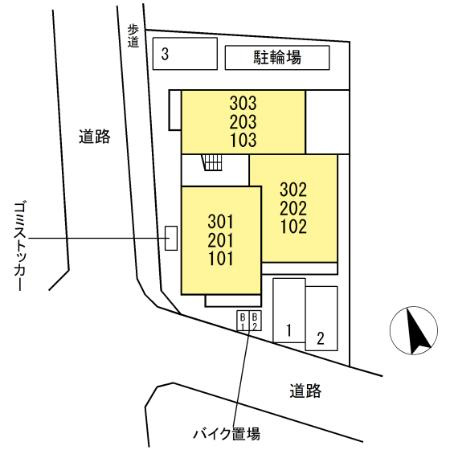 エトス レヴァンの区画図
