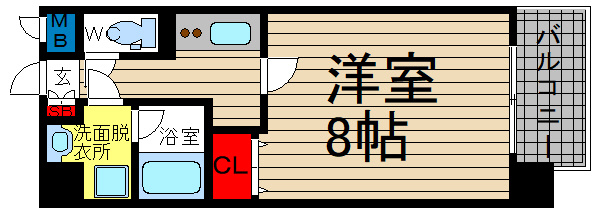 FOREST NANBAの間取り