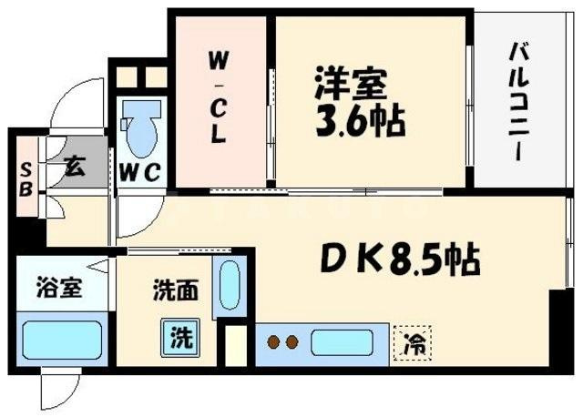 アリス・マナーガーデン谷町の間取り|アリス・マナーガーデン谷町　間取り