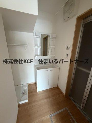 FLOW野中町の洗面所|コンパクトで使いやすい洗面所