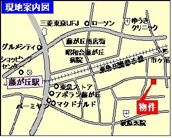 エスコート秋の地図|閑静な住宅地です
