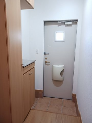 メゾンフォレスタＡ棟の玄関|シンプルで使いやすい玄関です