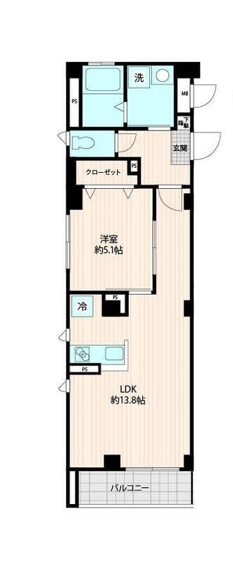 メゾン　クラの間取り|間取りです。