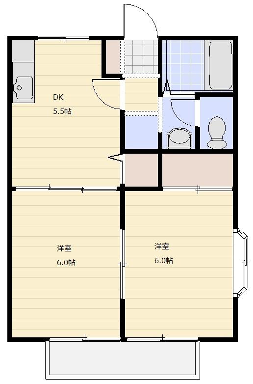 出窓は角部屋のみ