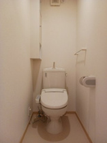 清潔感のあるトイレです