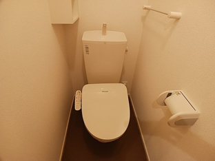 トイレもきれいです