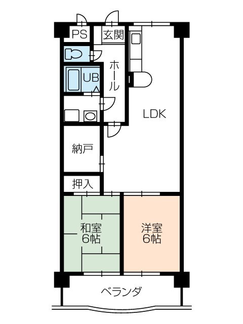 サンテラス福井の間取り