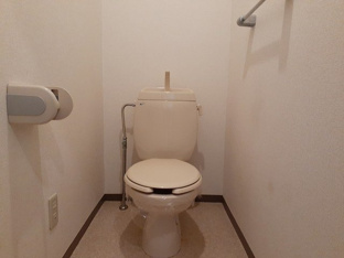 ゆったりとした空間のトイレです