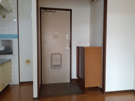 シンプルで使いやすい玄関です