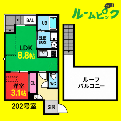 GRANDTIC名古屋山王　名古屋市賃貸　仲介手数料無料の間取り