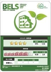 赤堤４丁目ＰＪの省エネ性能ラベル