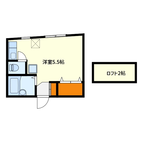 【間取り】 | コーポ宮川