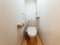 コンパクトで使いやすいトイレです