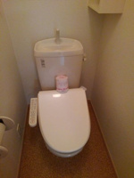 コンパクトで使いやすいトイレです