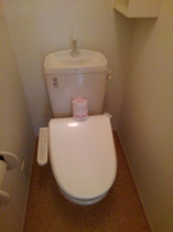 コンパクトで使いやすいトイレです