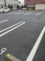 駐車場に車を止められます