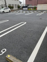 駐車場に車を止められます