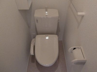 ゆったりとした空間のトイレです