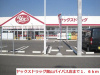 ヤックスドラッグ館山バイパス店まで1600m