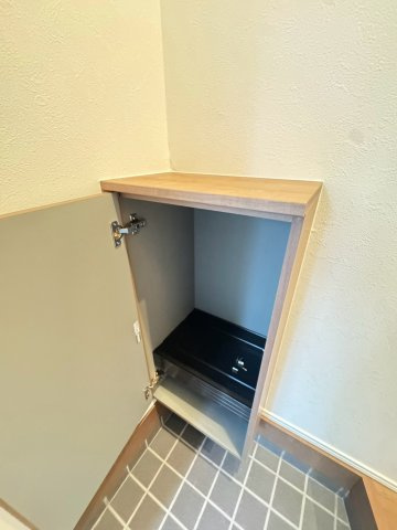 ちょっとした収納スペースも充実しています