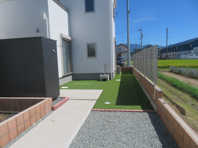 中之条　中古住宅の庭