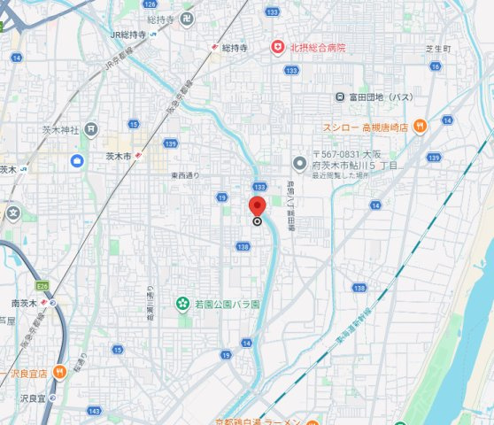 アミカルの地図
