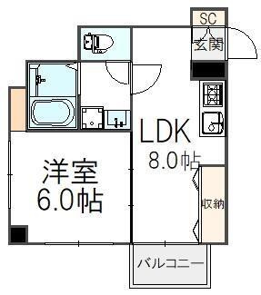 【間取り】 | レジデンスオザキ
