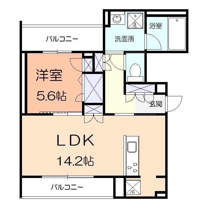 クレフォートの間取り