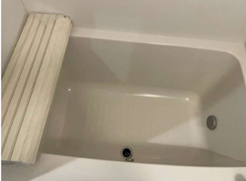コンパクトで使いやすいお風呂です