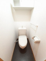 清潔感のあるトイレです