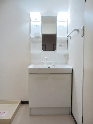 忙しい朝には欠かせない洗面所です