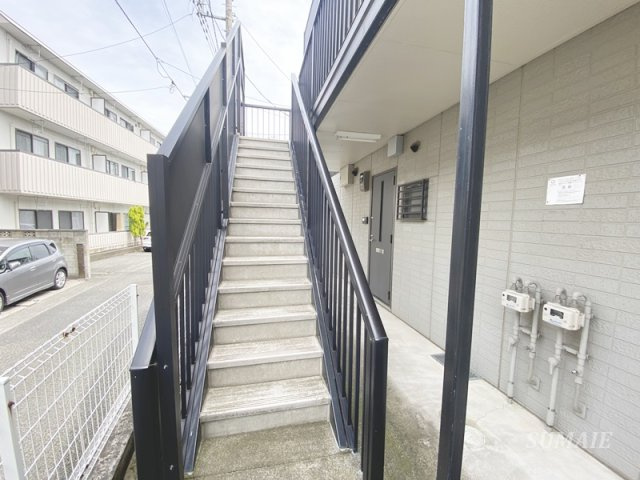 クレールⅡのその他共用部分|共用階段です☆