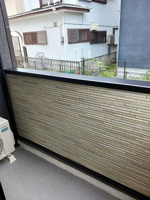 陽当たり良好なバルコニーです