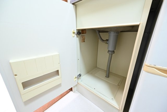コンパクトなキッチンで掃除もラクラク